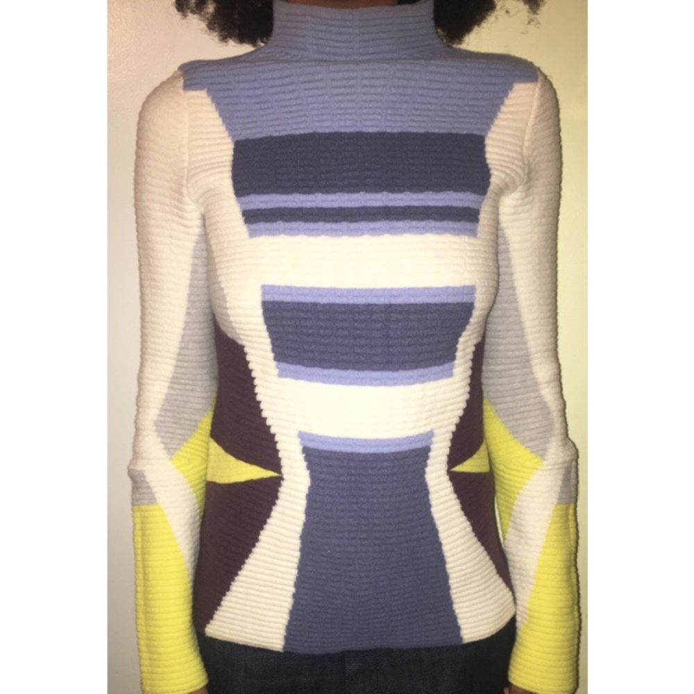 Peter Pilotto wool color block sweater