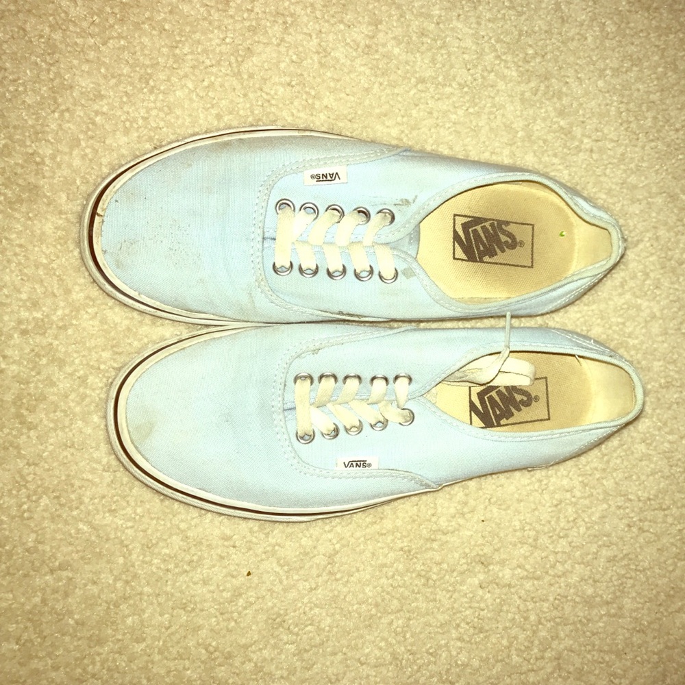 Light blue vans women's size 9