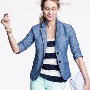 Chambray blazer!