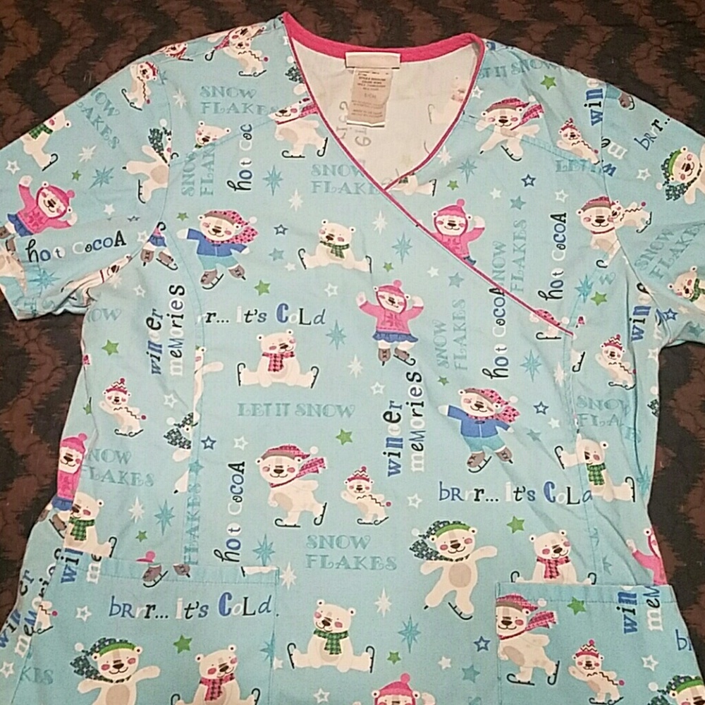 Winter Scrub Top