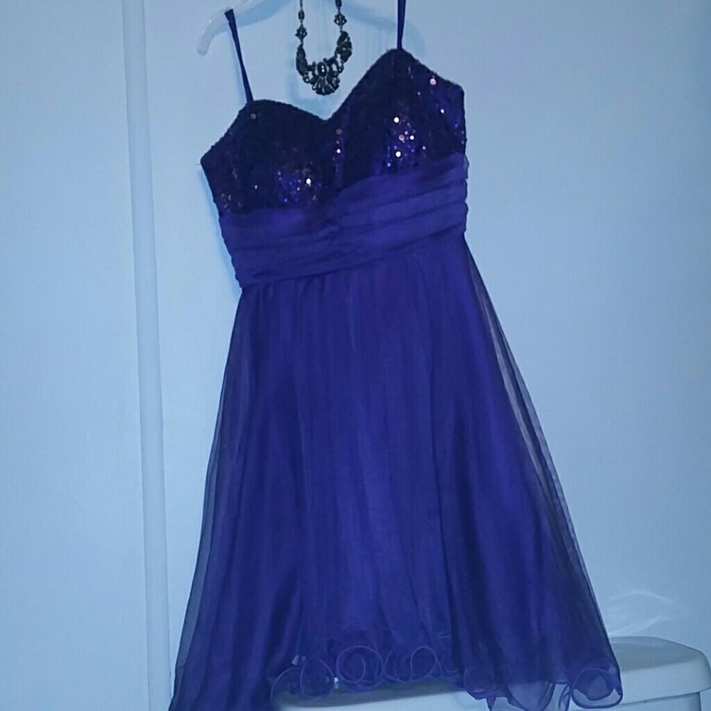 Formal purple dress