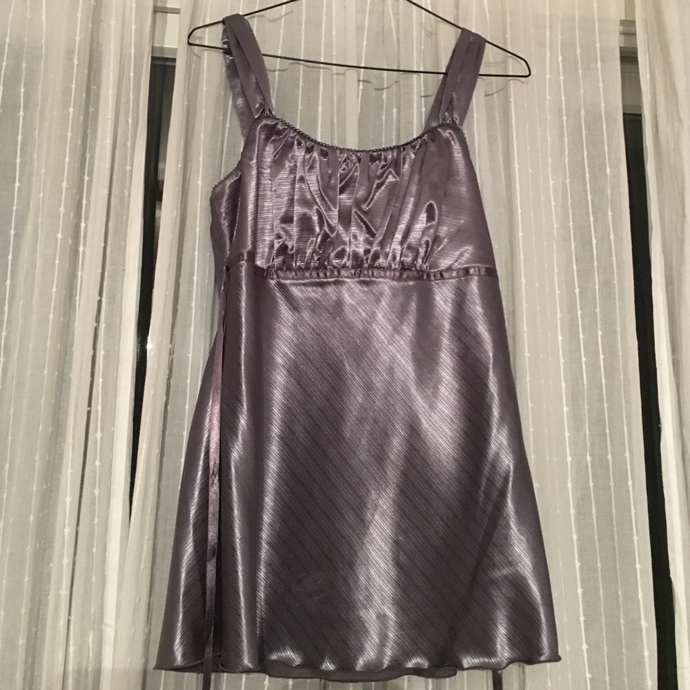 Silver camisole