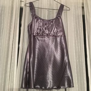 Silver camisole