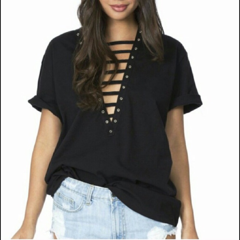 Emma and Sam ladder t-shirt dress