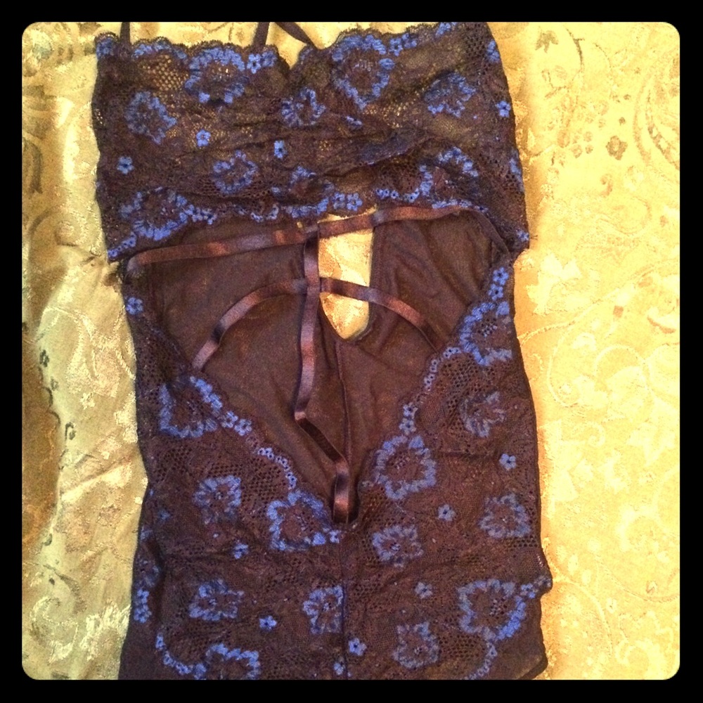 Sweet and sexy lace teddy!