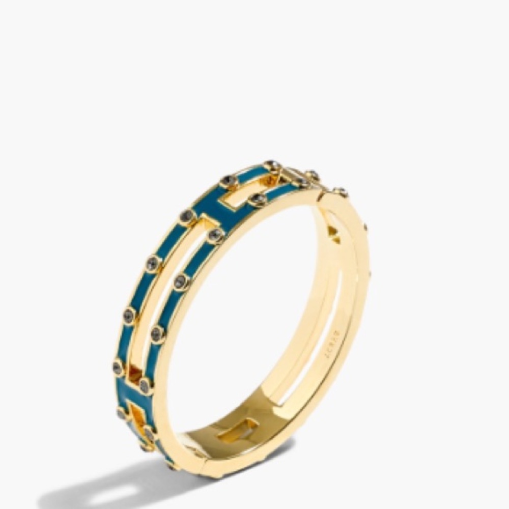 ❤️2xHP5/12&11/26 J Crew Double-Row Hinged Bracelet