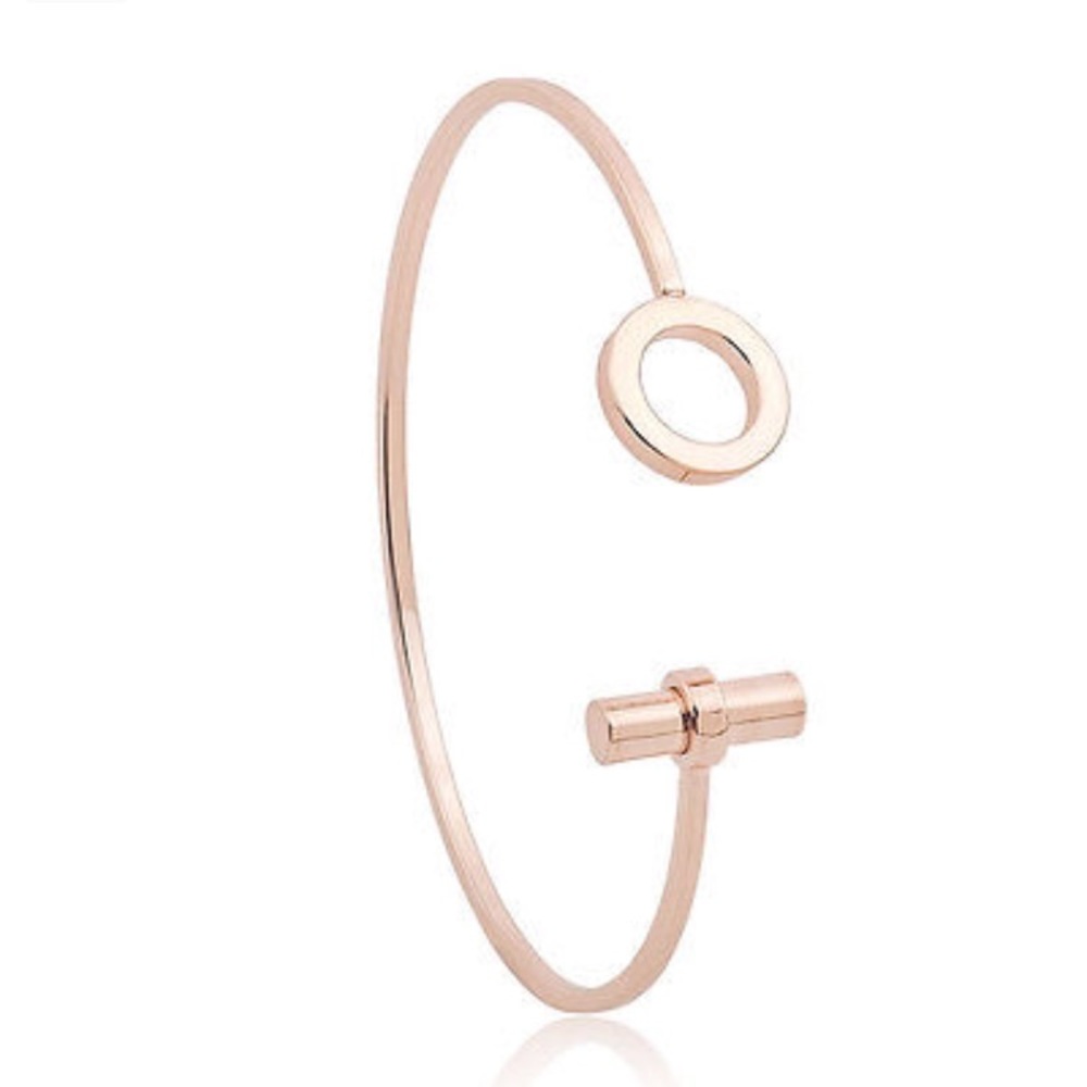 🆕 Rose Gold Open Cuff Bracelet