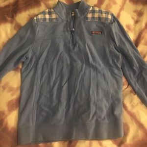 Blue Checkered Vineyard Vines Shepshirt