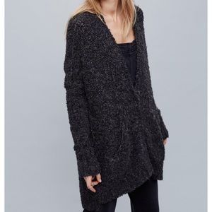Free People Boucle Slouch Cardi