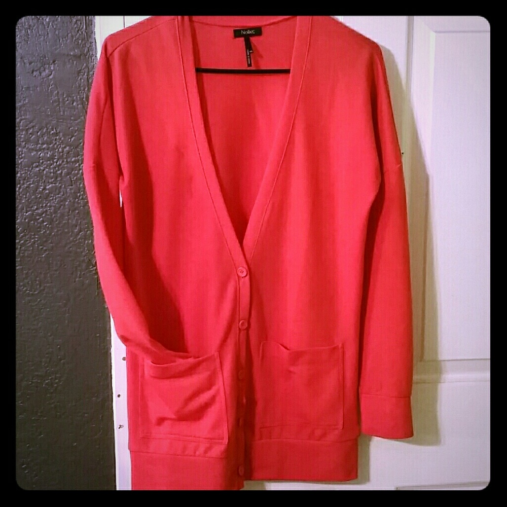 Orange cardigan