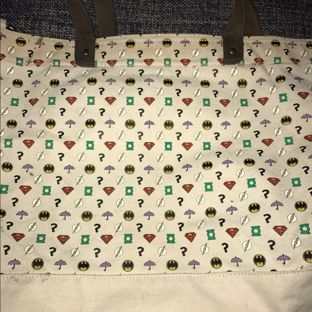 Jack Spade DC Comic Canvas Bag w/ Strap