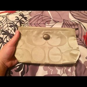 Coach clutch/cosmetic bag