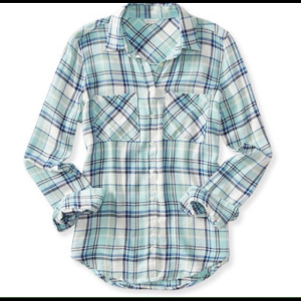 NWT Aeropostale Plaid Flannel Shirt
