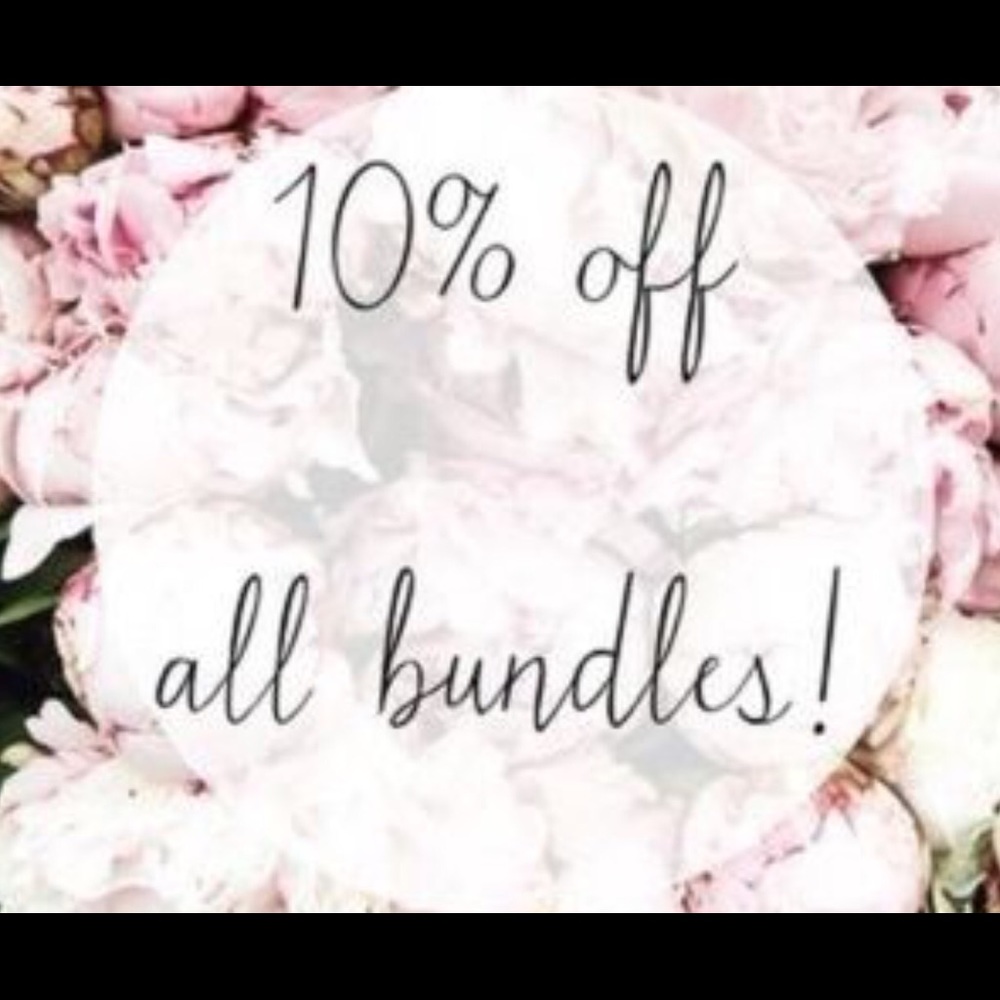 10% off bundles of 2 or more items!!