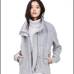 Banana Republic cocoon coat in grey