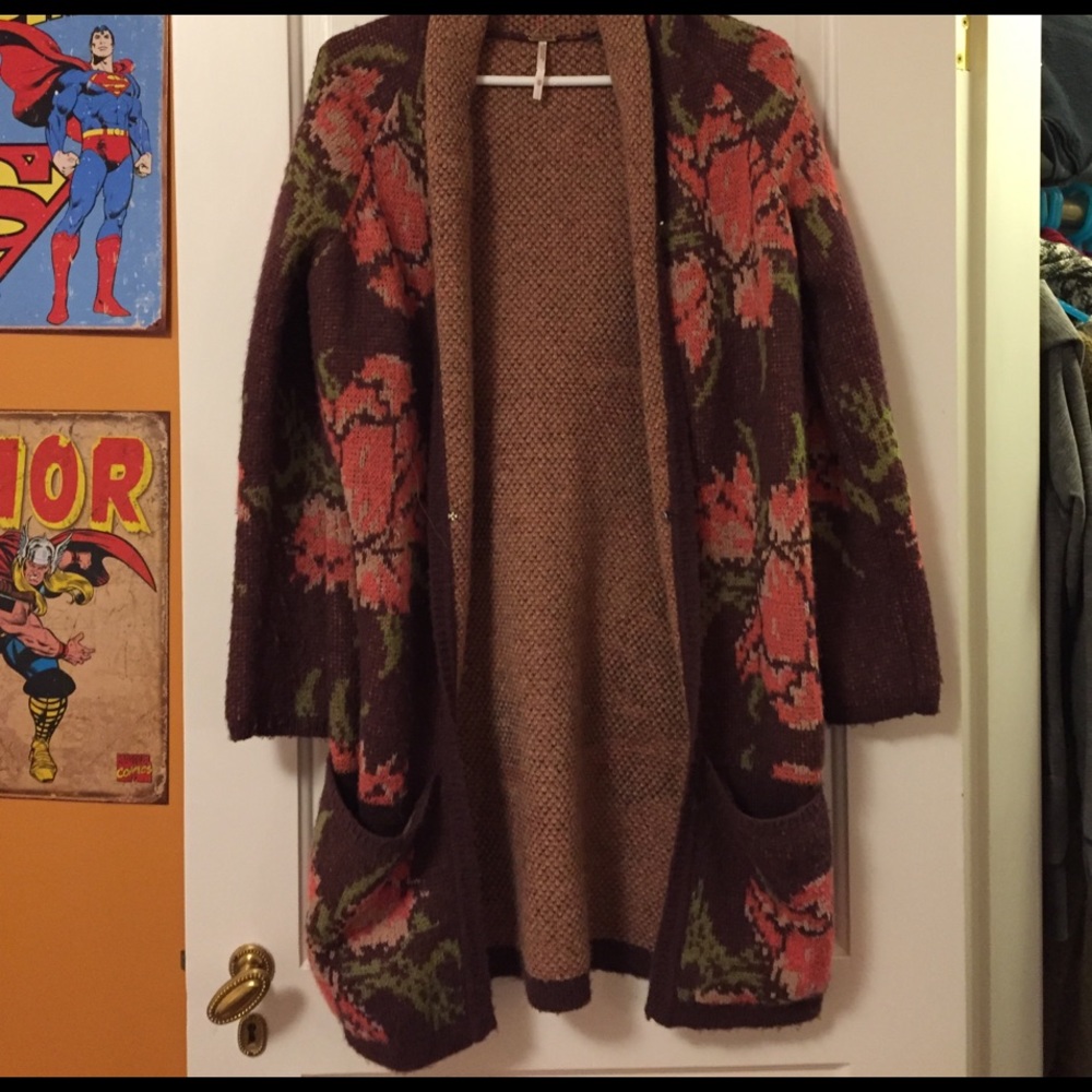 Patterned cardigan