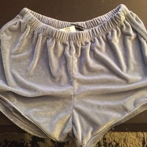 Velvet shorts