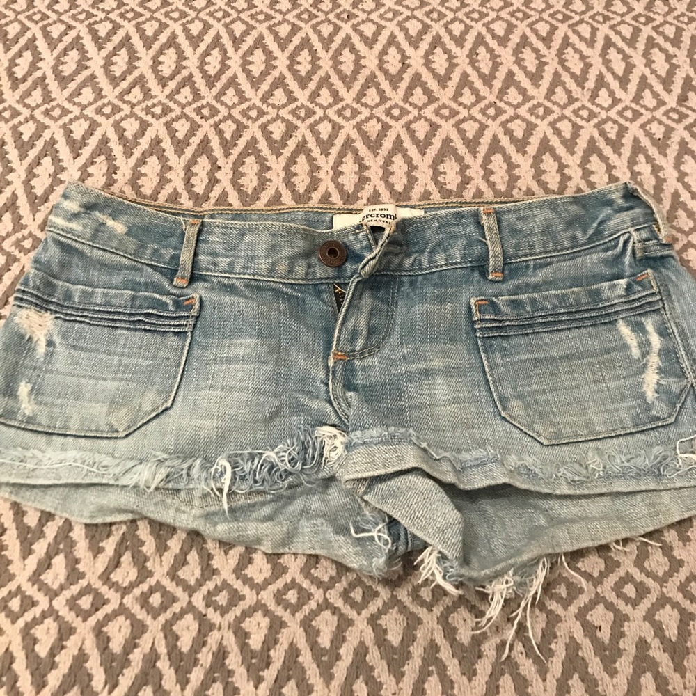 Abercrombie jean shorts
