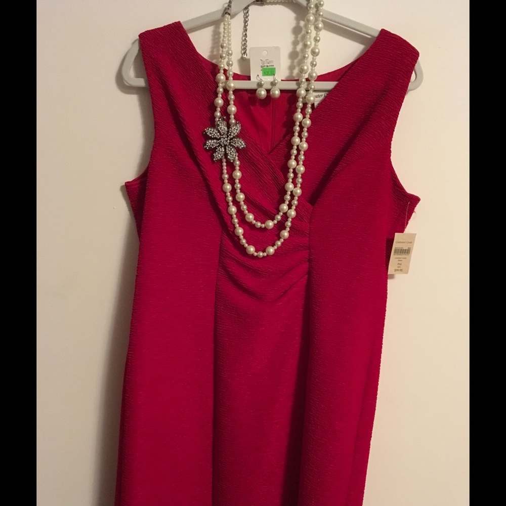 NWT Double Stranded Flower Pearl Necklace
