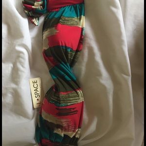 Brand new L*Space strapless bikini top