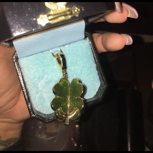 Juicy couture charm shamrock