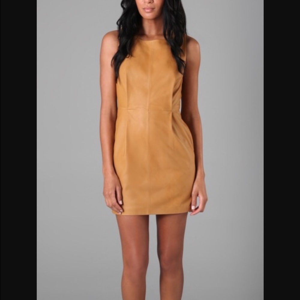 Rag & Bone TriBeCa leather dress