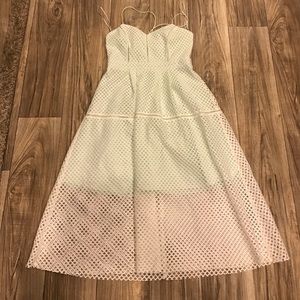 Top shop mint and white dress