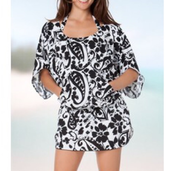 Anne Cole Dresses & Skirts - Anne Cole Antigua Caftan Cover Up/Dress/Tunic