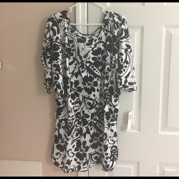 Anne Cole Antigua Caftan Cover Up/Dress/Tunic - Picture 4 of 8