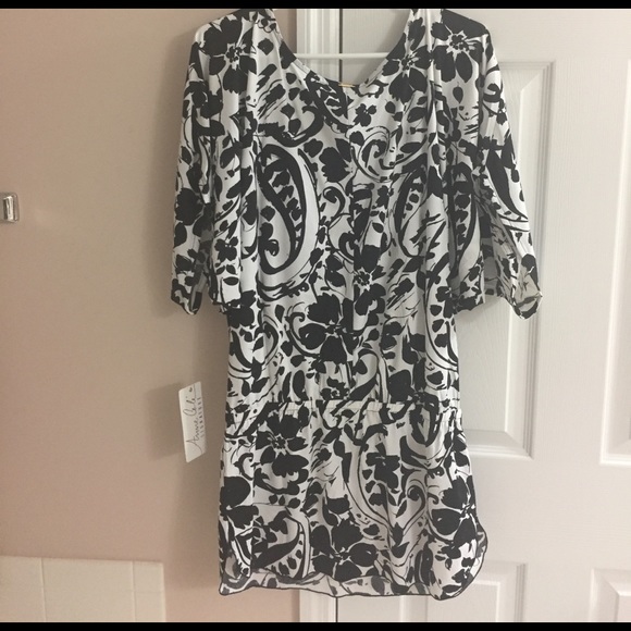 Anne Cole Antigua Caftan Cover Up/Dress/Tunic - Picture 7 of 8