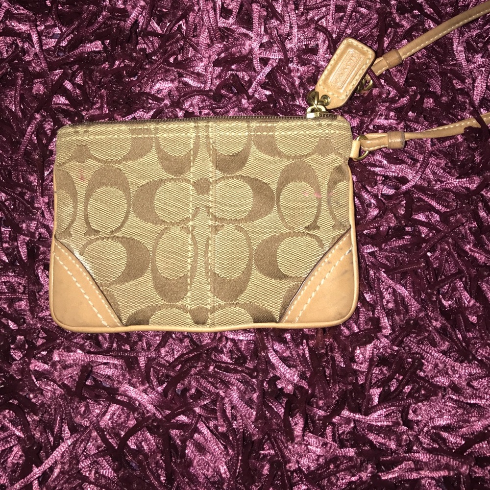 Authentic Coach Wristlet