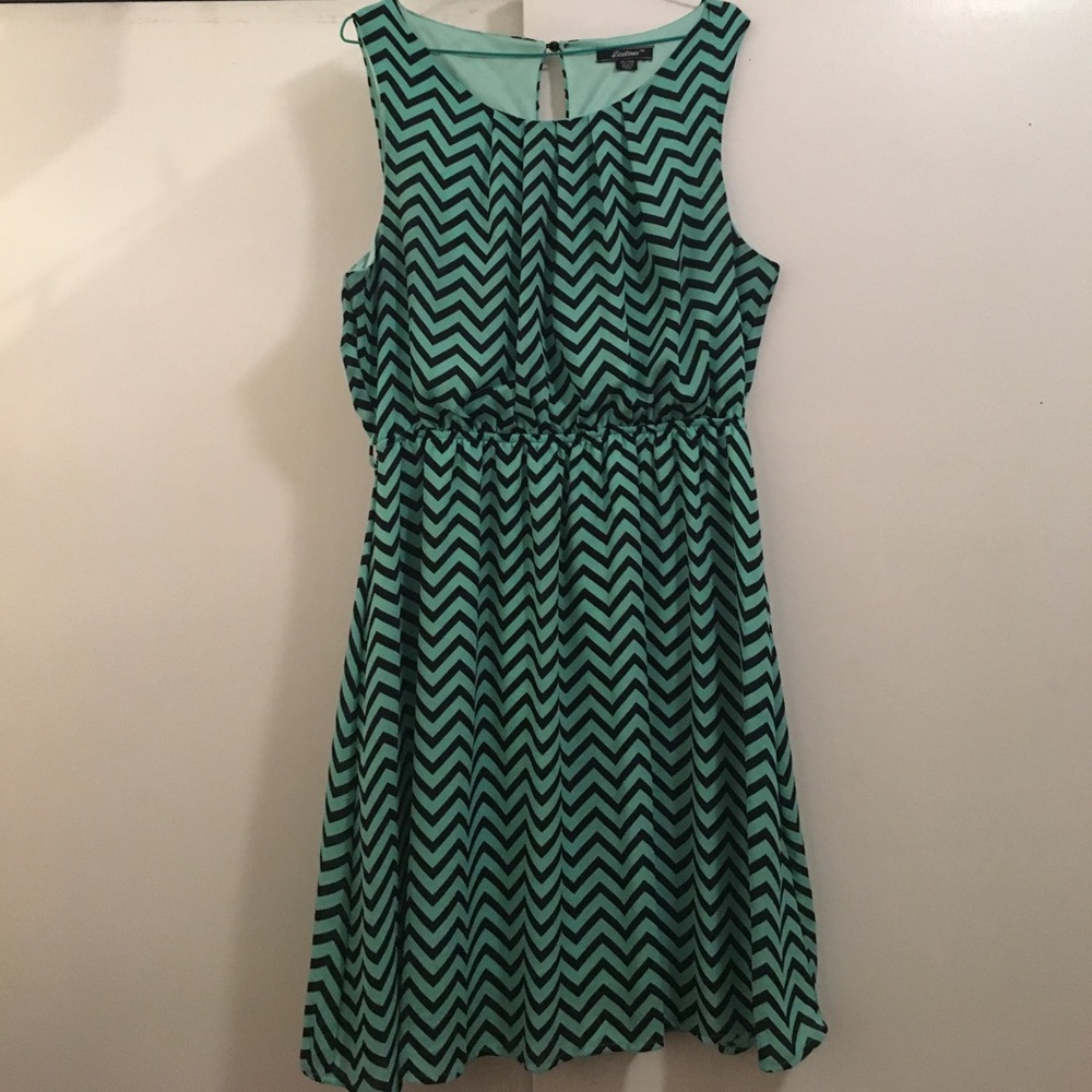 Mint Chevron Sundress
