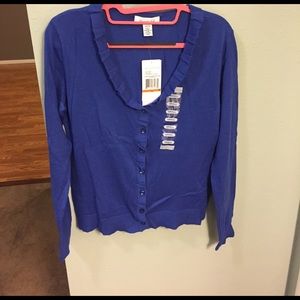 NWT Kenneth Cole blue cardigan