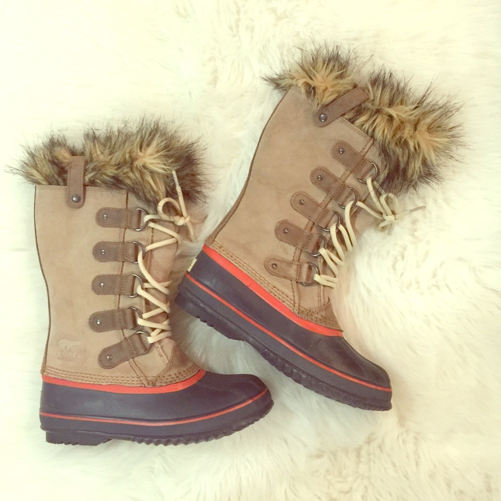 Sz 7 Sorel Fur Winter Boots