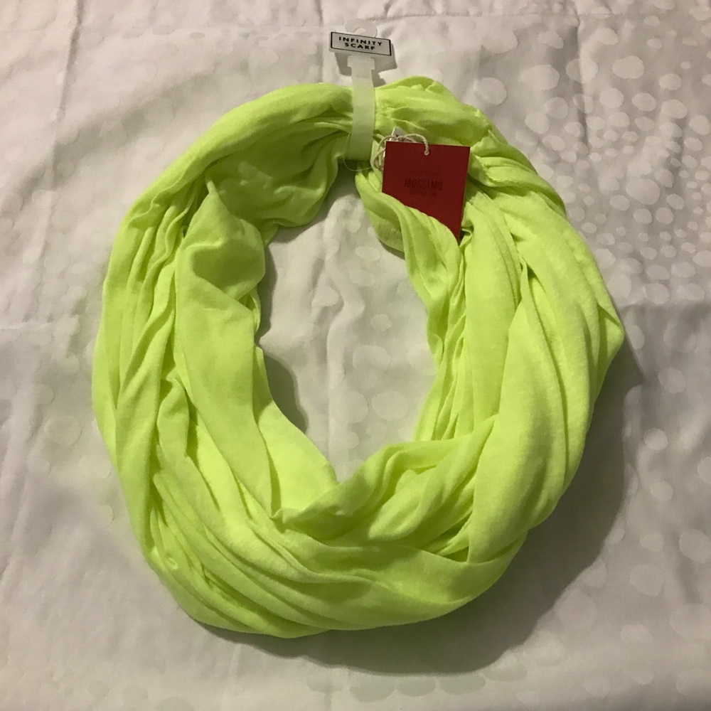 Neon Yellow Infinity Scarf