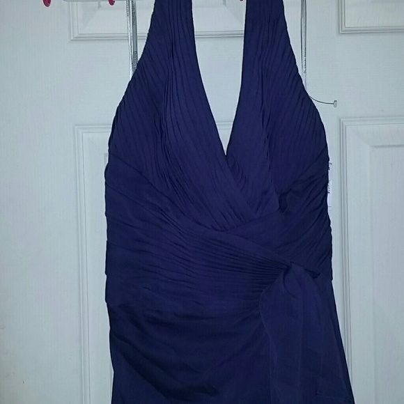 💕 Clearance 💕 David's Bridal Soft Crinkle Dress - Picture 2 of 3