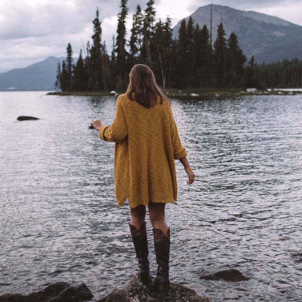Yellow Cardigan
