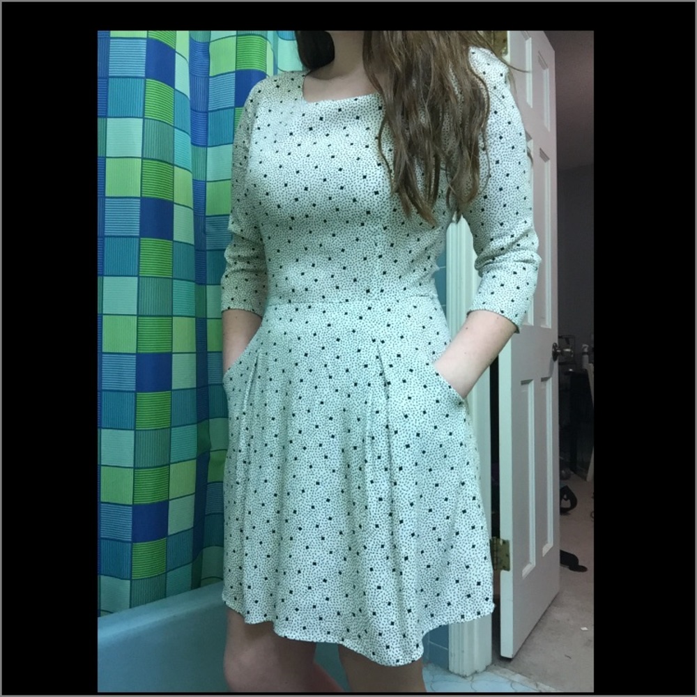 3/4 sleeve dress
