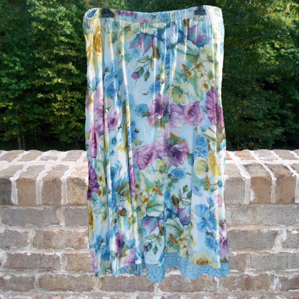 Emma E James Reversible Skirt - Size 16w