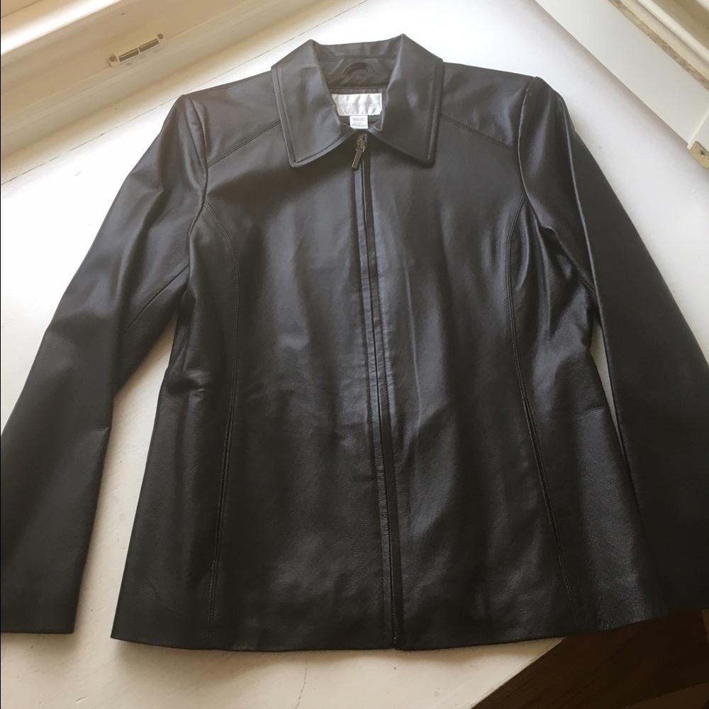 Worthington Leather Blazer