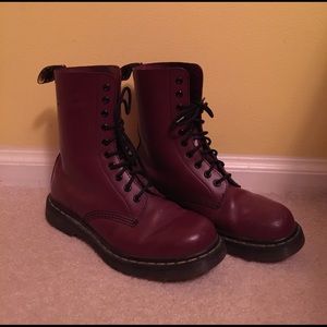 Dr. Martens Cherry Red 1490 Boot