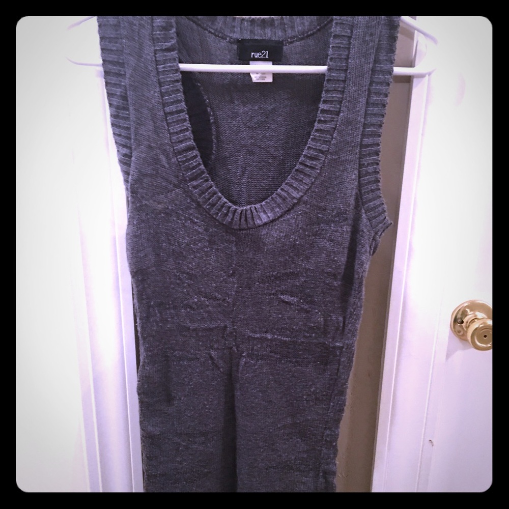 Rue 21 sweater tank top. Size small.