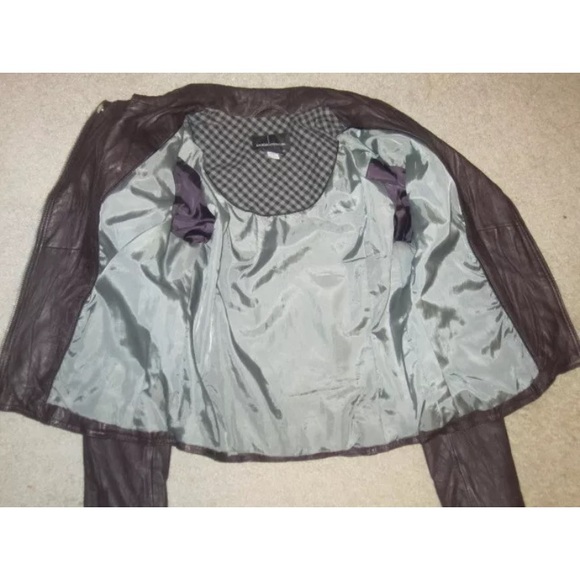 🚫SOLD🚫Moda Internl 100% Genuine Leather Jacket S - Picture 6 of 8