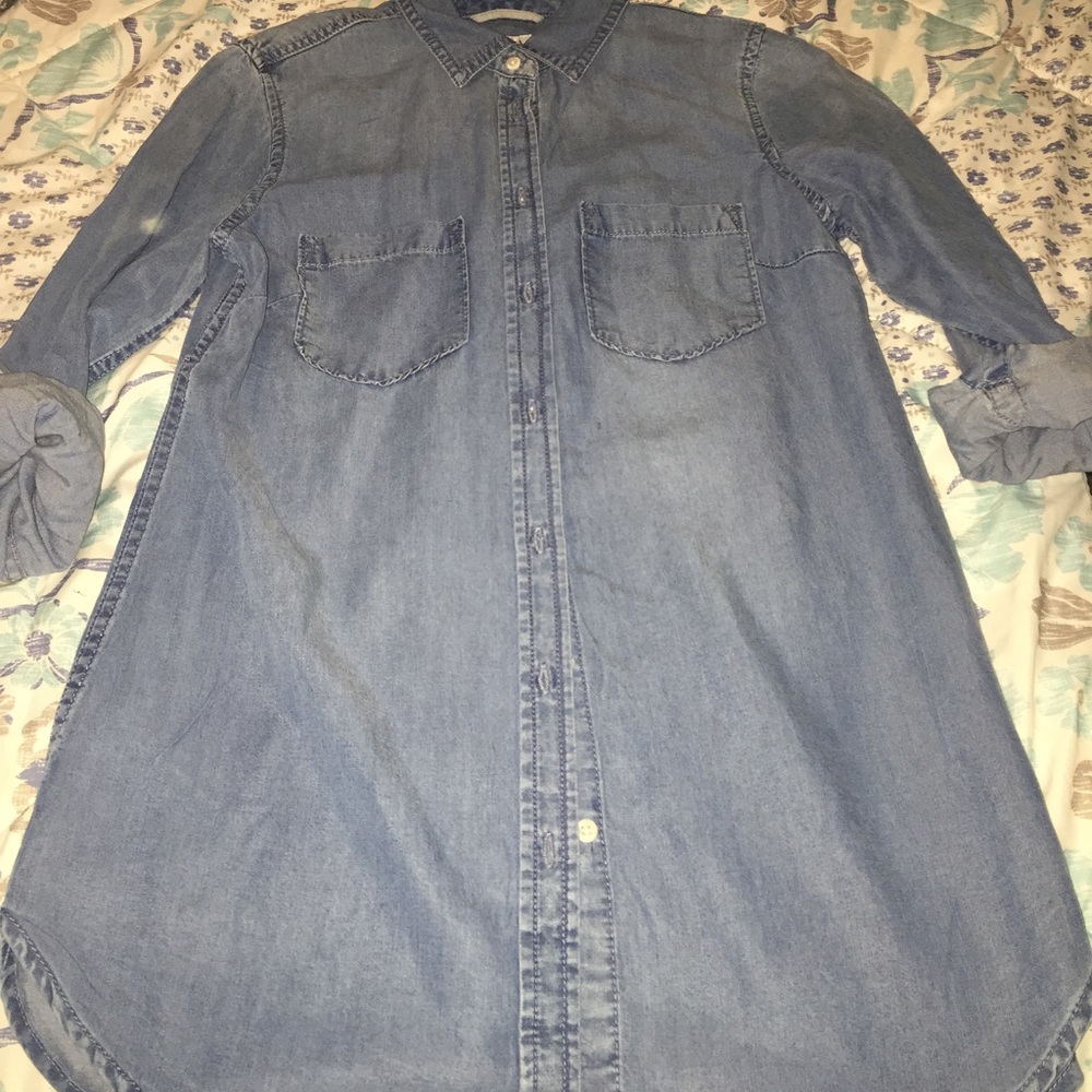 Blue jean shirt