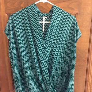 Bellatrix teal blouse
