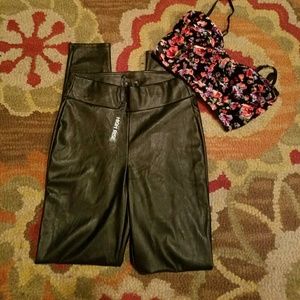 NWT....Express Faux Leather High Waist Sz..S