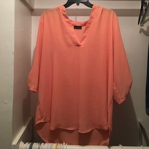 NWOT peach blouse