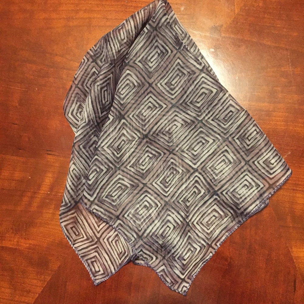 Purple and lilac sheer scarf