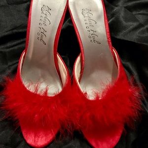 Fuzzy Red Heels