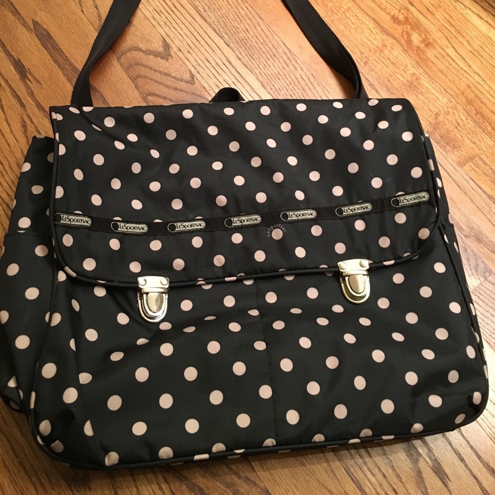 LeSportsac convertible messenger bag and backpack